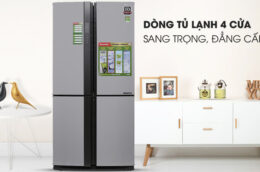 Tủ lạnh Sharp SJ-FX680V-ST 678 lít lựa chọn tuyệt vời cho gia đình đông người