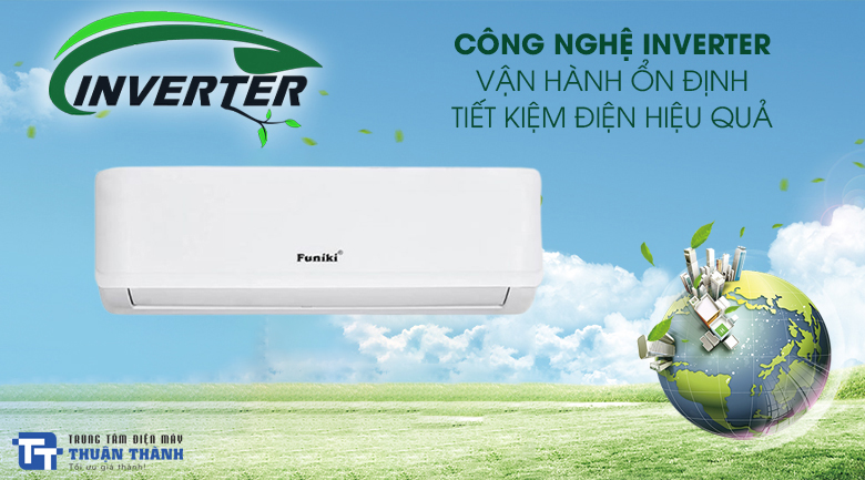 công nghệ tiết kiệm điện của Điều hòa Funiki HIH09TMU 9000BTU 2 chiều Inverter