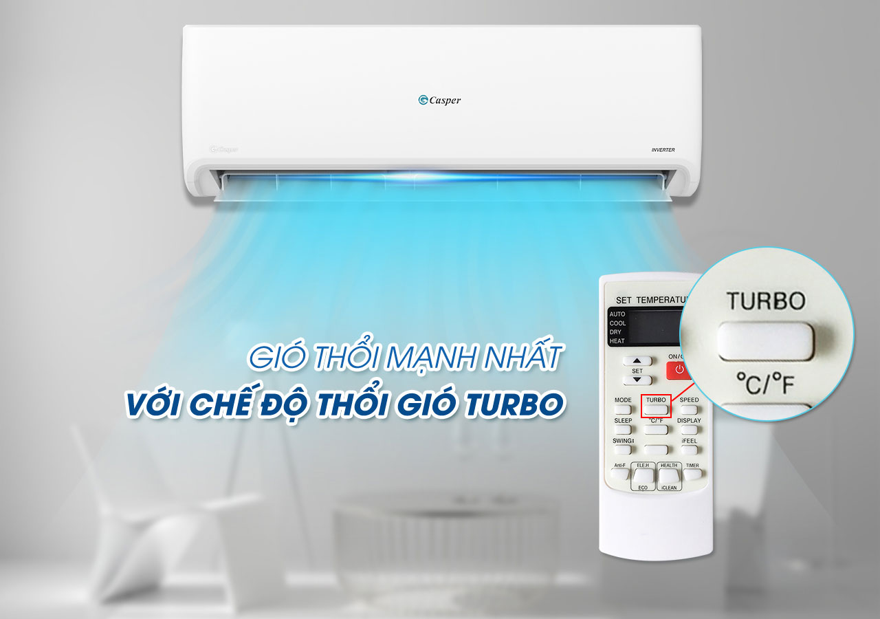 Điều hòa Casper GC-12IS33 làm lạnh nhanh chóng
