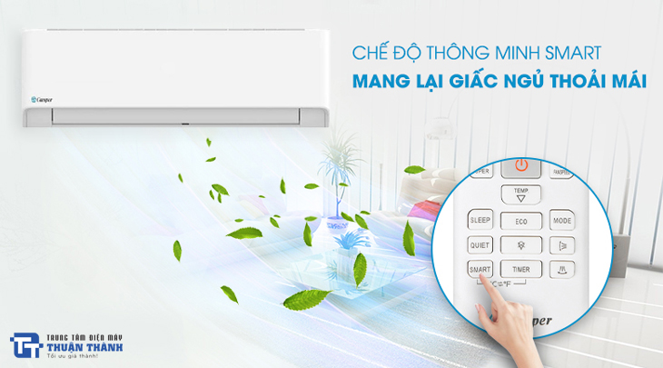 Chế độ Smart của điều hòa Casper LC-09FS33 9000BTU