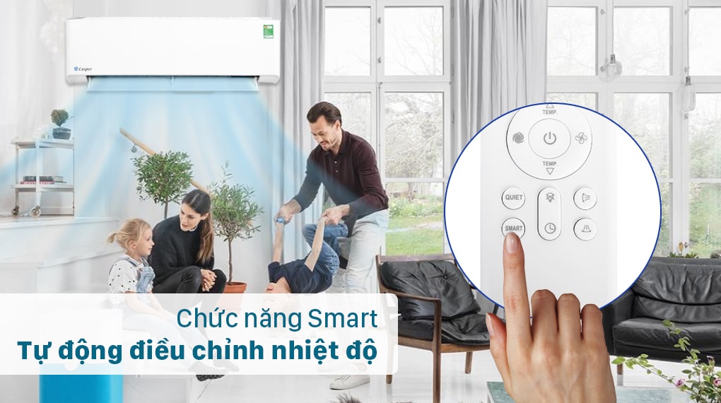 Điều hòa Casper LC-18FS32 18000BTU làm lạnh nhanh chóng, đem lại cảm giác thoải mái