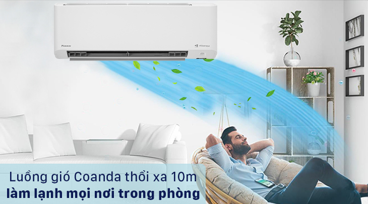 Điều hòa Daikin FTKY35WAVMV cho không khí mát lạnh trong thời gian ngắn