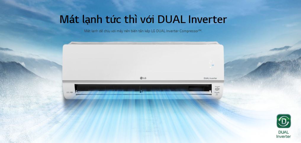 Điều hòa LG V10APH2 9000BTU 1 chiều Inverter