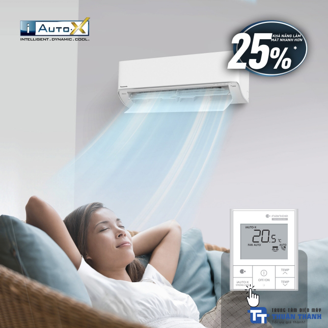 Công nghệ làm lạnh nhanh I-AutoX của điều hòa Panasonic CU/CS-XU9XKH-8 9000BTU