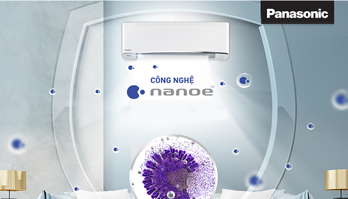 Công nghệ Nanoe-G lọc không khí của điều hòa Panasonic U12VKH-8 12000BTU