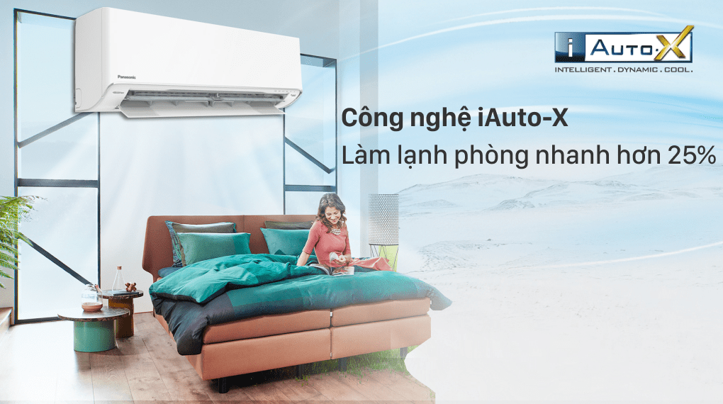 Công nghệ AEROWINGS độc quyền và chế độ làm lạnh nhanh I-AutoX của điều hòa Panasonic XZ9XKH-8 9000BTU