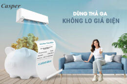 Không chỉ tiết kiệm điện, điều hòa Casper GC-12IS33 12000BTU còn đem lại nhiều tiện ích tuyệt vời