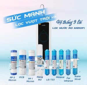 Máy lọc nước Karofi N-E239 9 Lõi
