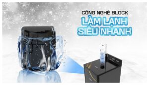 Máy lọc nước Karofi KAD-D68 10 lõi nóng lạnh