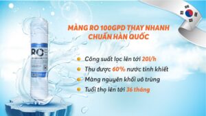 Máy lọc nước Karofi Livotec 600 lạnh nguội 8 Lõi