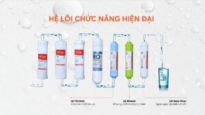Máy lọc nước Karofi Livotec 611 7 Lõi nóng lạnh