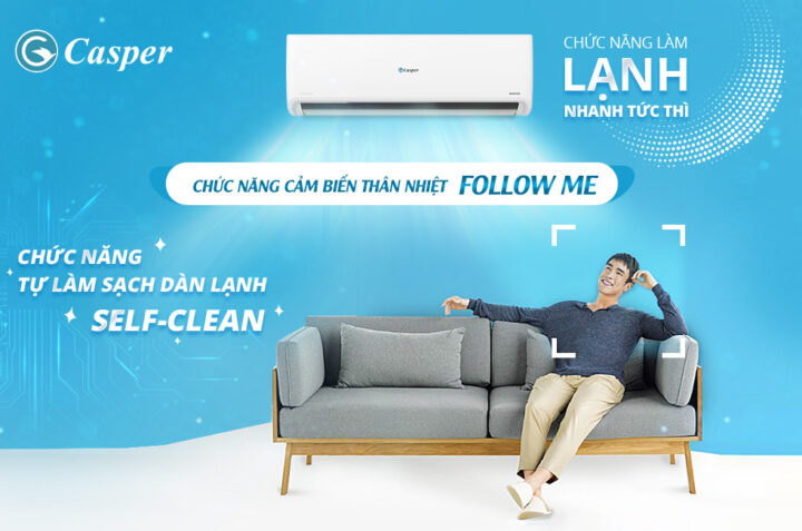 Ưu điểm nổi bật của điều hòa Casper GC-09IS32 Inverter