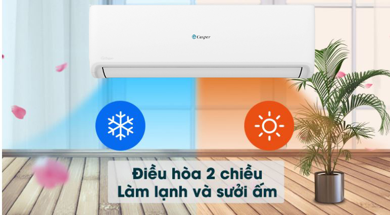 Điều hòa Casper SH-24FS32 24000BTU làm lạnh và sưởi ấm linh hoạt, cho cuộc sống 4 mùa như ý