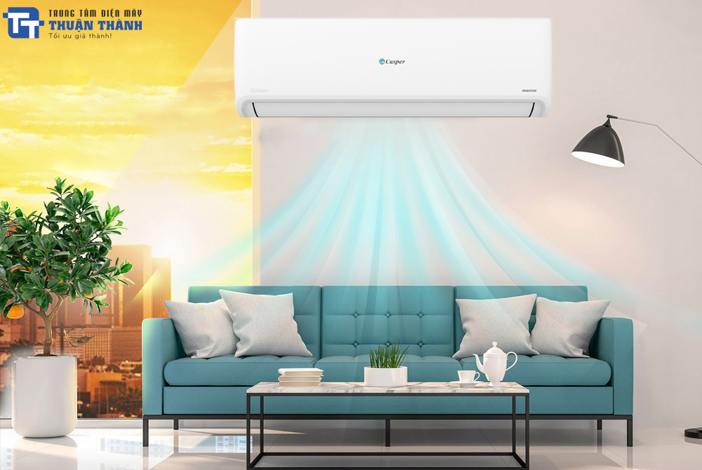 Điều hòa Casper GH-09IS33 9000BTU thiết kế sang trọng giúp tăng thẩm mĩ cho không gian nội thất