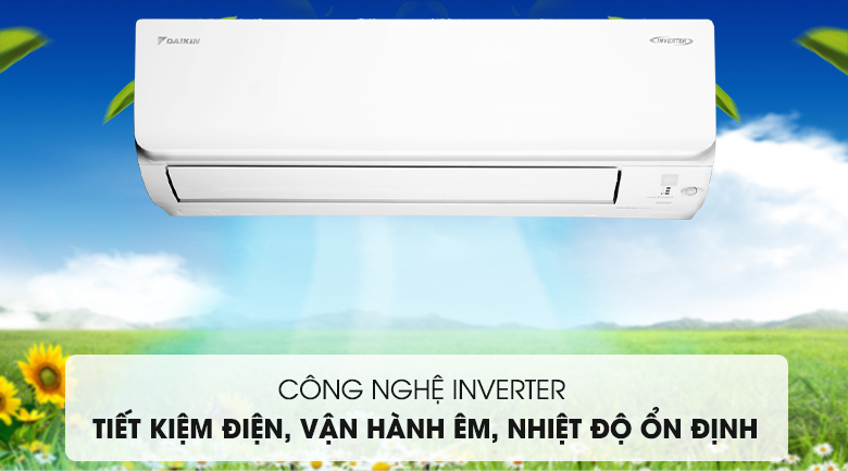 Điều hòa Daikin FTKC35UAVMV 12000BTU giúp tiết kiệm điện hiệu quả