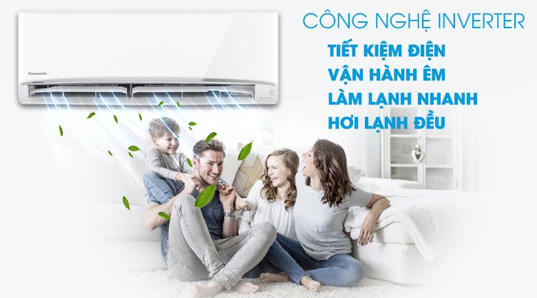 Điều hòa Panasonic XPU9XKH-8 9000BTU 1 chiều Inverter tiết kiệm điện