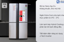 Khám phá những ưu điểm của tủ lạnh Sharp SJ-FX630V-ST 626 lít
