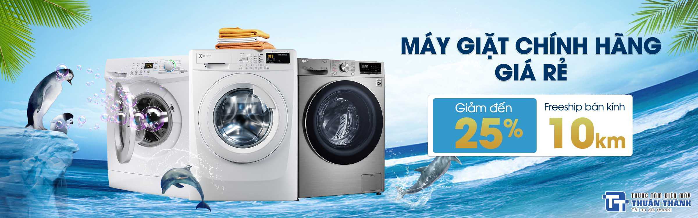 Banner máy giặt