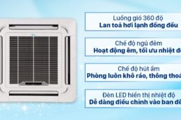 Ưu và nhược điểm của điều hòa âm trần Midea MCD-18CRN8 18000BTU