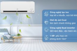 Đánh giá khả năng làm lạnh nhanh và tiết kiệm điện của điều hòa LG V10APH2
