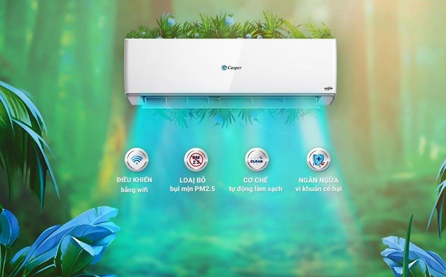 Điều hòa Casper trang bị nhiều tính năng và công nghệ hiện đại