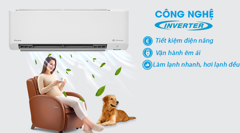 Công nghệ tiết kiệm điện của điều hòa Daikin FTKY35WAVMV