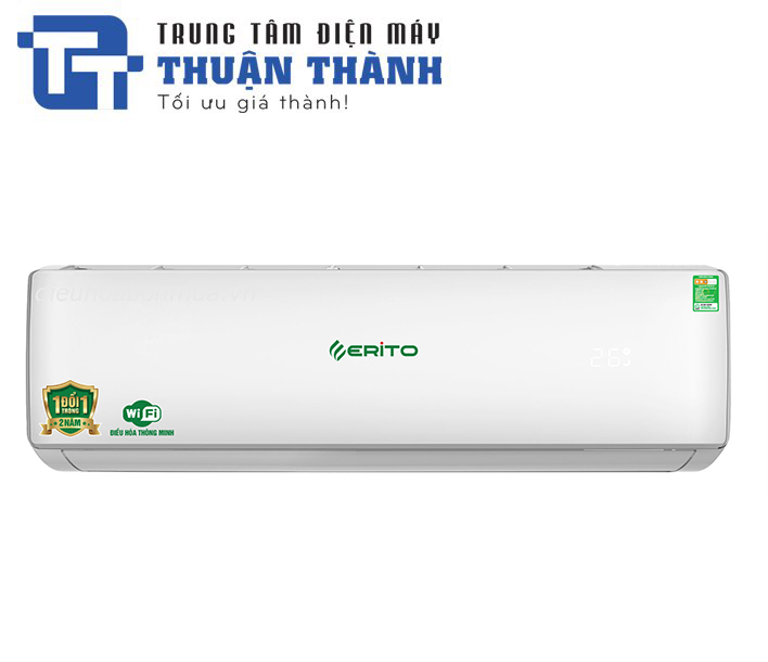 Điều Hòa Erito Wifi ETI-N20CS1/ETO-N20CS1 1 Chiều 18000Btu