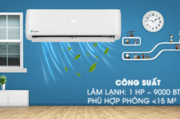 Top 3 điều hòa 9000BTU bán chạy nhất nửa đầu năm 2022