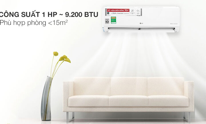 3 lý do khiến bạn không nên bỏ qua điều hòa LG V10ENW 9000BTU
