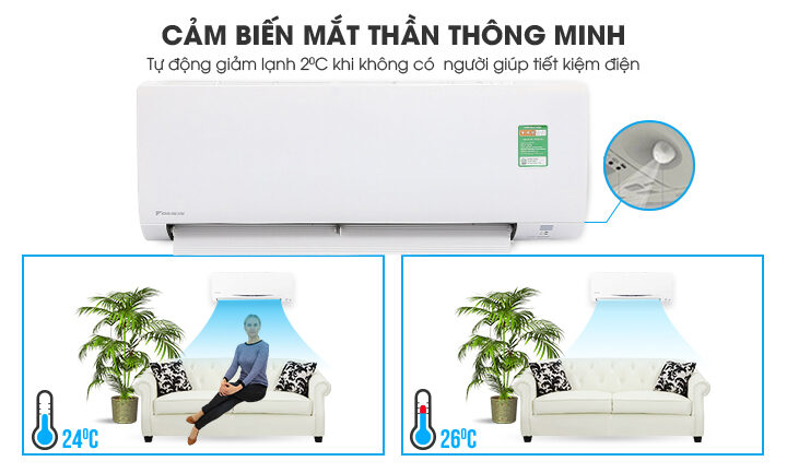Khám phá những ưu điểm của điều hòa Daikin FTXV35QVMV 12000BTU