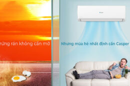 Điều hòa Casper SC-09FS33 9000BTU và những ưu nhược điểm bạn nên biết