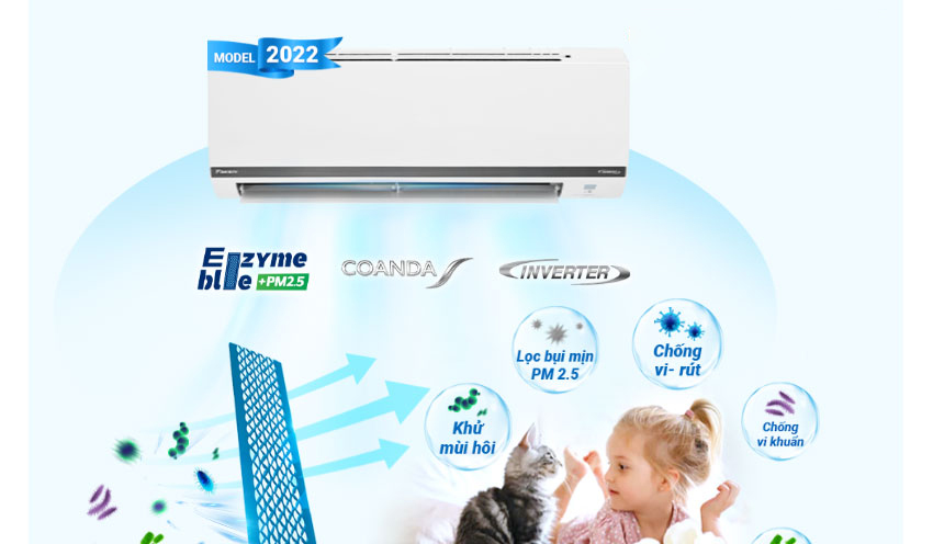 Điều hòa Daikin FTKB25WAVMV công nghệ hiện đại hàng đầu