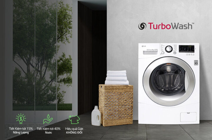 Tìm hiểu những công nghệ hiện đại có trên máy giặt LG FV1409S4W 9kg