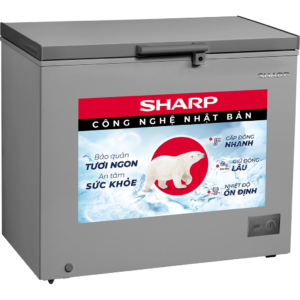 Tủ Đông Sharp FJ-C251V-SL 1 Ngăn Đông 251 Lít