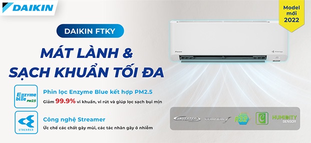 Đánh giá khả năng làm lạnh nhanh của điều hòa Daikin FTKY25WAVMV 9000BTU