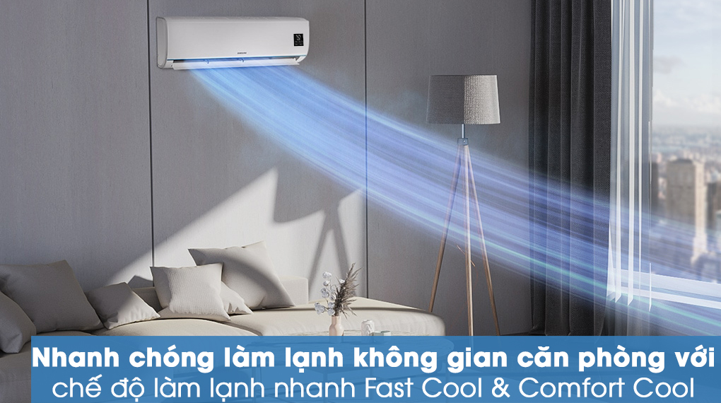 Tính năng làm lạnh nhanh của điều hòa Samsung AR09TYHQASINSV