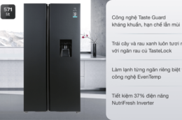 Tủ lạnh Electrolux ESE6141A-BVN thiết kế sang trọng, bảo quản thực phẩm hiệu quả
