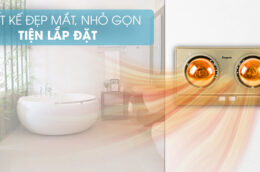 3 mẫu đèn sưởi nhà tắm giá rẻ, làm ấm nhanh chóng đáng mua cho mùa đông sắp tới