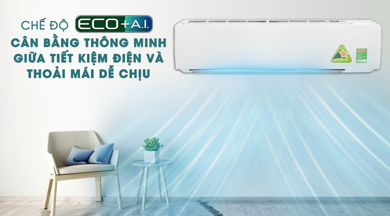 Công nghệ Inverter kết hợp chế độ Econo của điều hòa Daikin FTKC71UVMV Inverter