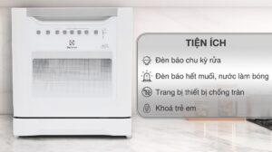Máy Rửa Bát Electrolux ESF6010BW 8 Bộ