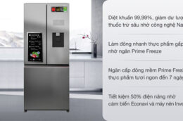 Khám phá loạt công nghệ hiện đại có trên tủ lạnh Panasonic NR-CW530XHHV 3 cánh