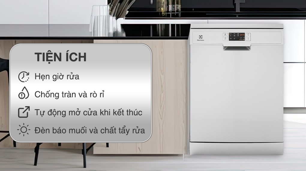 Máy Rửa Bát Electrolux ESF5512LOX 13 Bộ