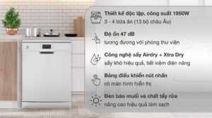 Máy Rửa Bát Electrolux ESF5512LOX 13 Bộ