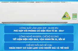 Những tính năng hiện đại trên điều hòa Daikin FTKC71UVMV Inverter