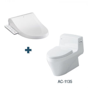 Bồn cầu Inax nắp điện tử AC-1135+CW-H18VN