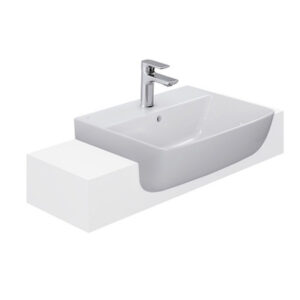 Chậu Rửa Lavabo Inax AL-345VEC Bán Âm Bàn