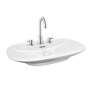Chậu Rửa Mặt Đặt Bàn Đá 3 Lỗ INAX AL-S640VGC
