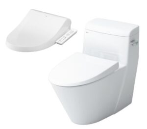 Bồn cầu 1 khối nắp điện tử INAX AC-1008R+CW-H17VN