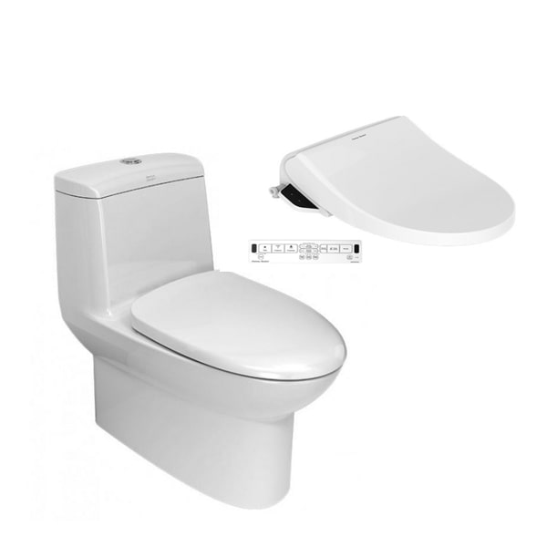 Bồn Cầu 1 Khối American Standard WP-1830PR Nắp Điện Tử