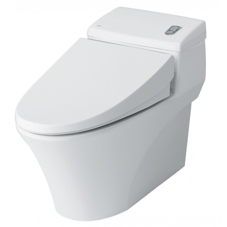 Bồn Cầu INAX AC-1008VRN 1 Khối Aqua Ceramic Xả Nhấn